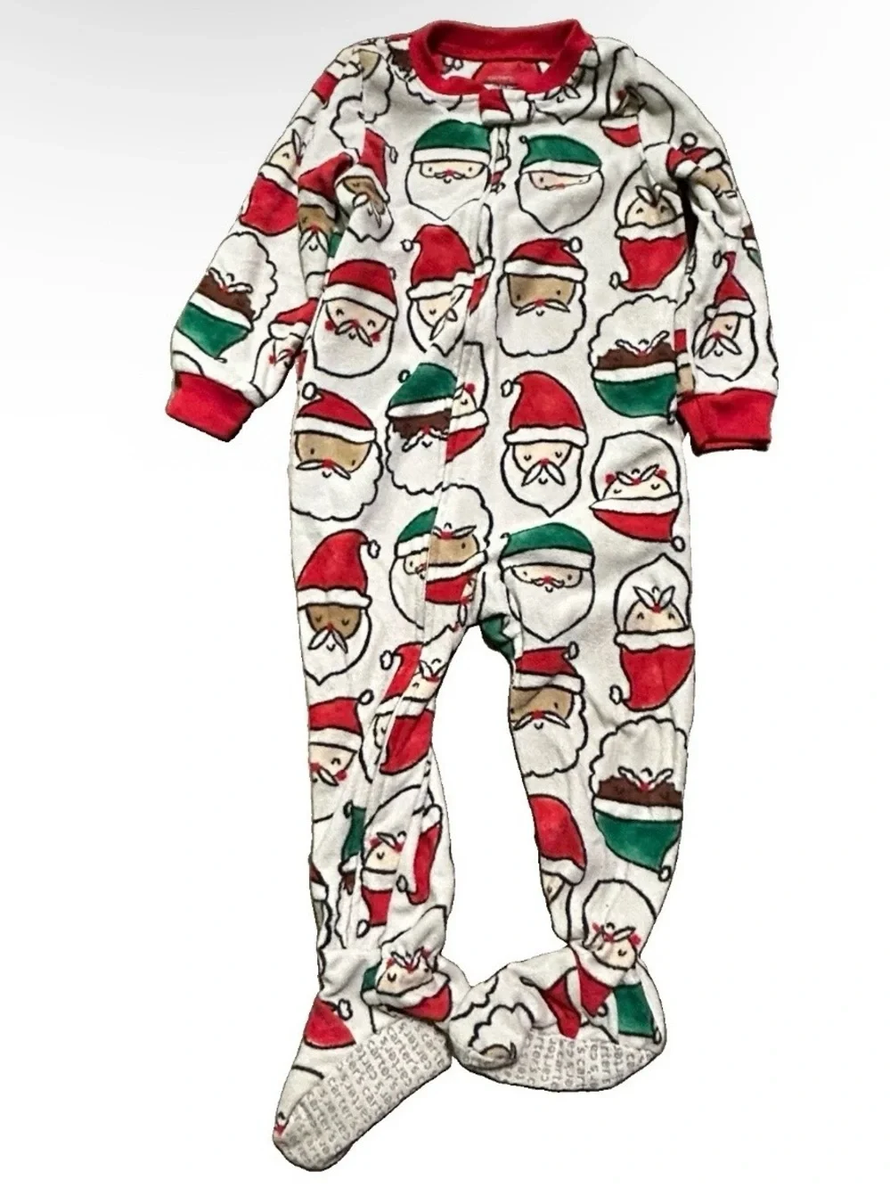 Toddler Girl Fleece Footie Pajamas Winter Cold Weather Size 2T